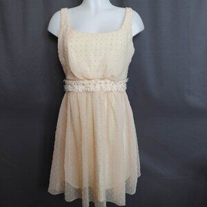 Womens Babydoll Dress 10 Swiss Dot Romantic Sheer Y2K Retro Fairycore Coquette